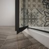 TRINITY BLACK obdélníkový sprchový kout 1100x800mm, čiré sklo, levé