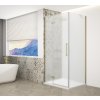 TRINITY GOLD MATT obdélníkový sprchový kout 1200x900mm, matné sklo, levé