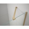 TRINITY GOLD MATT obdélníkový sprchový kout 800x900mm, čiré sklo, pravé