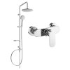 MEXEN/S - Carl sprchový sloup včetně sprchové baterie Milo, chrom 71340240-00