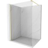 MEXEN/S - Kioto Sprchová zástěna WALK-IN 95 x 200, transparent 8 mm, zlatá kartáčovaná 800-095-101-55-00