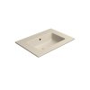 PURA keramické umyvadlo Slim 62x46cm, bez otvoru, creta mat