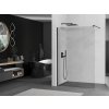 MEXEN/S - KIOTO Sprchová zástěna WALK-IN 120x200 cm 8 mm, černá, transparent 800-120-101-70-00