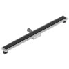 MEXEN/S - Flat MGB odtokový žlab 80 cm černá sklo 1026080-15