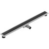 MEXEN/S - Flat MGB odtokový žlab 80 cm černá sklo 1026080-15