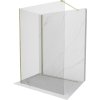 MEXEN/S - Kioto Sprchová zástěna WALK-IN 120 x 90 cm, transparent, zlatá 800-120-212-50-00-090
