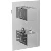 MEXEN - Cube termostatická baterie sprcha/vana 2-output chrom 77502-00
