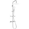 MEXEN/S - KT67 Sprchový sloup s termostatickou baterií, chrom / bílá 771506793-00
