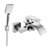 MEXEN/S - Aries R62 vanová baterie s příslušenstvím, chrom 74483R62-00