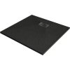 MEXEN/S - Hugo sprchová vanička SMC 80 x 80, černá, krytka černá 42708080-B