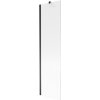 MEXEN/S - Next vanová zástěna FIX 50 x 150 cm, proužky, černá 895-050-000-00-09-70