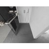 MEXEN/S - Kioto+ L Sprchová zástěna WALK-IN s poličkou a držákem ručníků 80 x 200 cm, transparent, nikl kartáčovaná 800-080-123-97-00