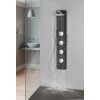 SPIRIT ROUND termostatický sprchový panel 250x1550mm, černá