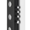 SPIRIT ROUND termostatický sprchový panel 250x1550mm, černá