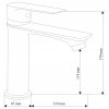 MEXEN/S - Mexen Royo R05 Set umyvadlové a vanové baterie s příslušenstvím zlata 72203R05-50