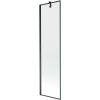 MEXEN/S - Next vanová zástěna FIX 50 x 150 cm, černá dekor, černá 895-050-000-00-70-70