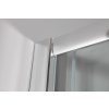 Sprchový asymetrický kout IBIZA II + vanička VENETS, 100 cm, 80 cm,  Levé (SX), Čiré bezpečnostní sklo - 5 mm, Chrom/Leštěný hliník (ALU)