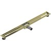 MEXEN - Flat odtokový žlab bez roštu 90 cm zlata 1515090