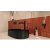 DEANTE - Silia nero Granit umyvadlo, oval CQS_NU6S