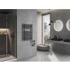 MEXEN/S - Hades radiátor + topná tyč 800 x 500 mm, 600 W, černá W104-0800-500-2600-70