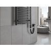 MEXEN/S - Hades radiátor + topná tyč 800 x 500 mm, 600 W, černá W104-0800-500-2600-70