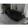 MEXEN - ERIS volně stojící vana 170x80 cm, černá bez krytky přepadu a zátky 53441708070-SS