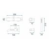 REA - Vanová baterie Lungo Copper Brush REA-B1115