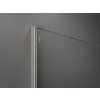 MEXEN/S - Kioto+ Sprchová zástěna s poličkou WALK-IN 70 x 200 cm, černá vzor, nikl kartáčovaný 800-070-121-97-78
