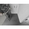 MEXEN/S - Kioto+ Sprchová zástěna s poličkou WALK-IN 70 x 200, bílá vzor, nikl kartáčovaný 800-070-121-97-85