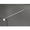 MEXEN/S - Kioto Sprchová zástěna WALK-IN 110 x 90 cm, černý vzor, nikl kartáčovaná 800-110-212-97-70-090