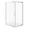 CERSANIT - Sprchový kout ARTECO obdélník 120x90x190, posuv, čiré sklo S157-012