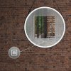 Tutumi - Kulaté LED zrcadlo zavěšené na pásku 80cm 105 HOM-02698