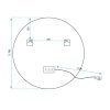 REA - Zrcadlo LED 70cm MMJ HOM-02502