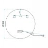 REA - Zrcadlo LED 90cm MMJ HOM-02504