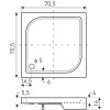 KERRA - Vanička univerzální čtvercová Victor 70/16 cm 5907548123084