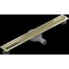 MEXEN - Flat 360 Slim podlahový žlab 70 cm otočný zlato 1541070