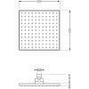 MEXEN/S - Uno DR02 sprchová sestava podomítková, chrom 71435DR02-00