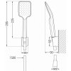 MEXEN/S - Fabia DB62 sprchová baterie s příslušenstvím, chrom 74654DB62-00