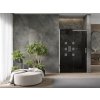 MEXEN - OMEGA posuvné dveře 140x190 cm 8 mm chrom, grey se sadou pro niku 825-140-000-01-40