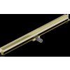 MEXEN - Flat Wall žlab ke stěně 2v1 120 cm zlatý 1530120