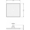 MEXEN/S - Uno DR02 sprchová sestava podomítková, černá 71435DR02-70