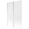 MEXEN - Flip vanová zástěna 1-křídlo 120x150 cm, dekor, chrom 894-120-101-01-30