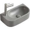 MEXEN - Viera umyvadlo na desku prawa 40 x 21 cm, světle šedá mat 21274061R