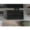 MEXEN - Ava umyvadlo na desku litý mramor B/O 80 x 46 cm, černá 23018070