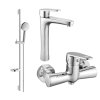 MEXEN/S - Kama DS75 SET umyvadlová baterie + sprchová s příslušenstvím , chrom 72514DS75-00