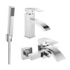 MEXEN/S - Libra R77 Set umyvadlové a vanové baterie s příslušenstvím, chrom 745103R77-00