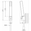 MEXEN/S - Libra R77 Set umyvadlové a vanové baterie s příslušenstvím, chrom 745113R77-00
