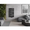 MEXEN - Provo otopný žebřík/radiátor 1125 x 600 mm, 799 W, černý W209-1125-600-00-70