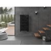 MEXEN - Provo otopný žebřík/radiátor 1125 x 600 mm, 799 W, černý W209-1125-600-00-70