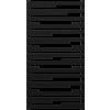 MEXEN - Provo otopný žebřík/radiátor 1125 x 600 mm, 799 W, černý W209-1125-600-00-70